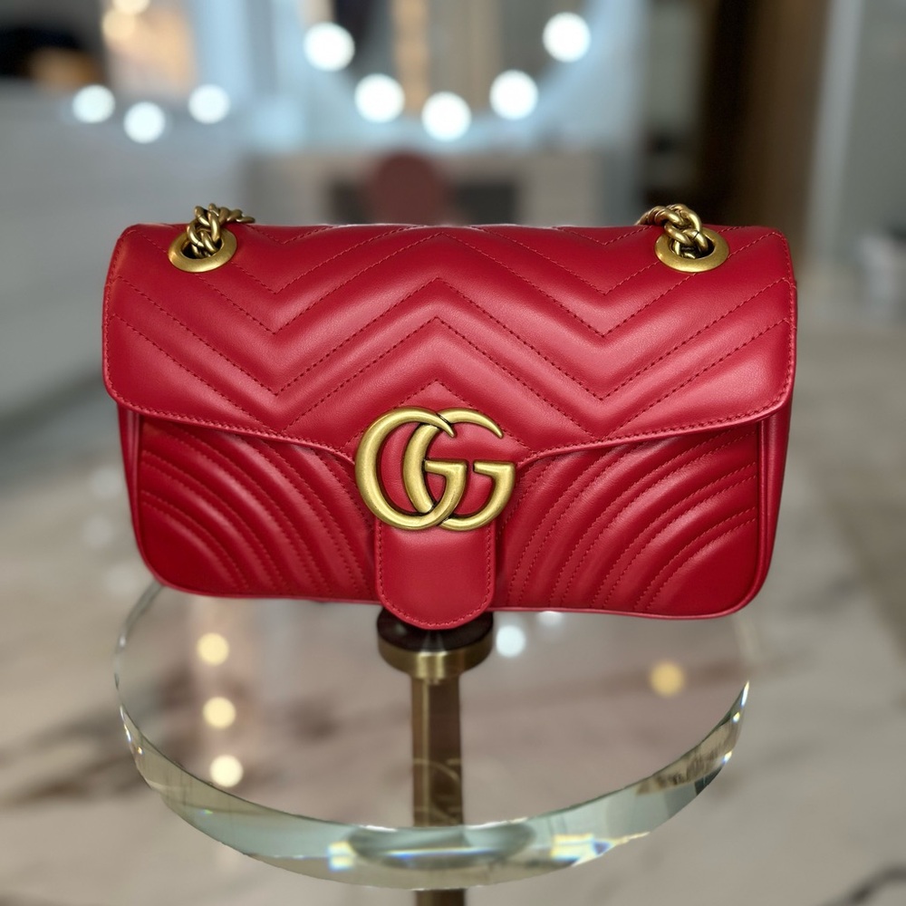 NWT Gucci Matelasse GG Marmont Shoulder Bag - Picture 3 of 15